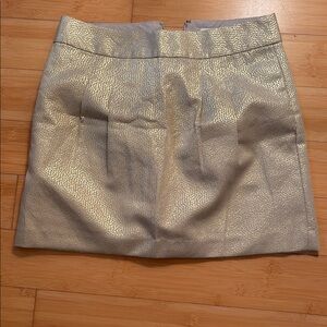 Banana Republic Gold Mini Skirt